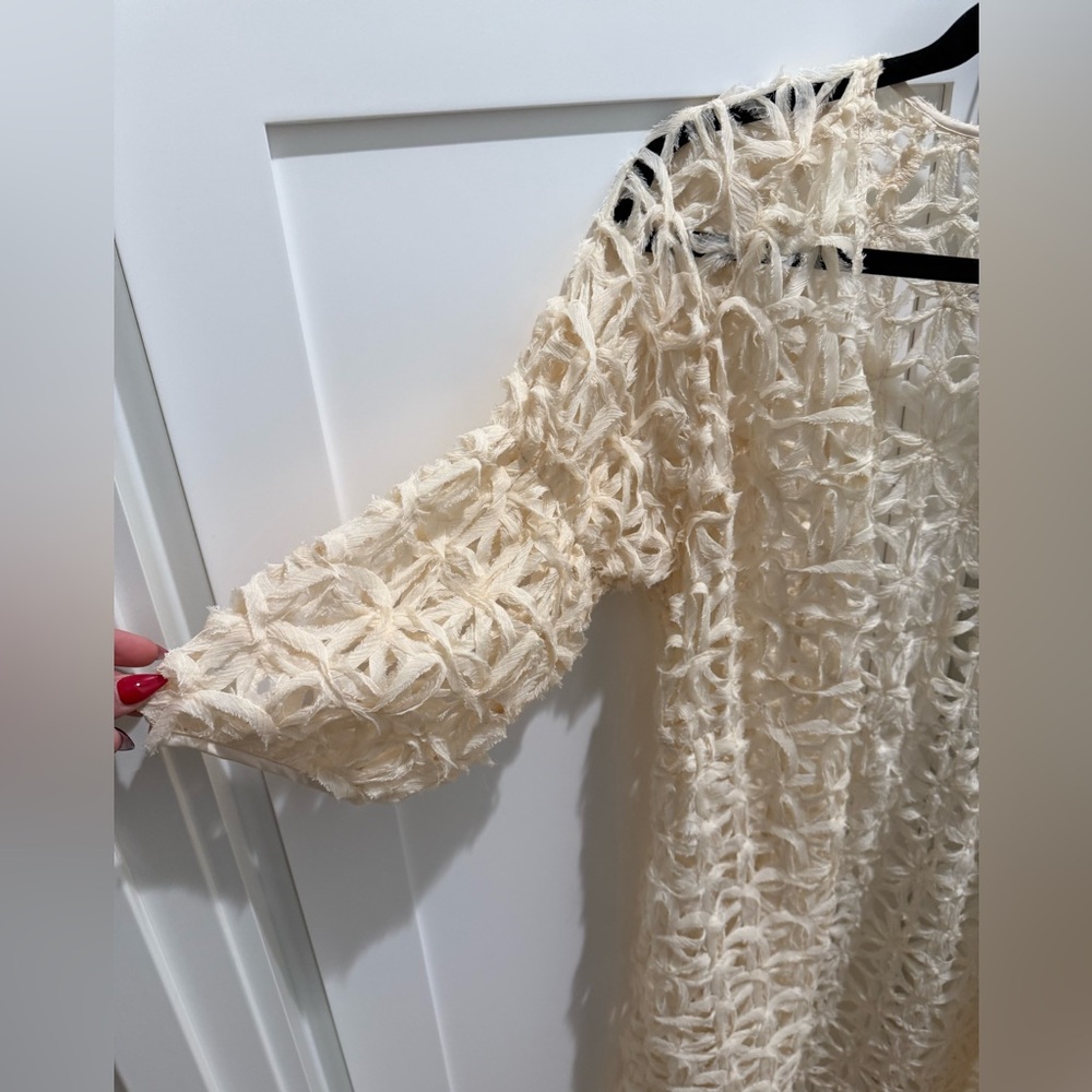 Textured cutout duster by Anthropology - Picture 6 of 7